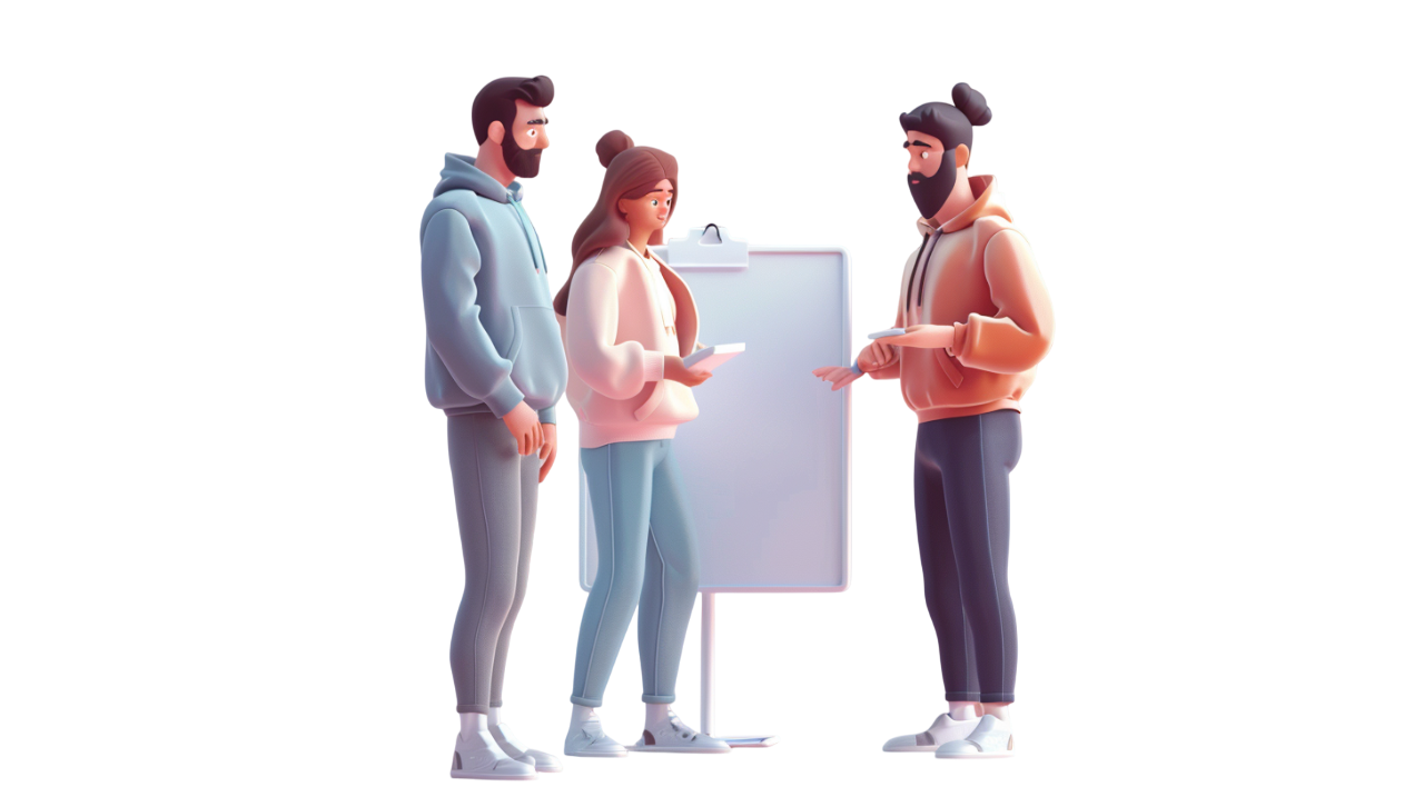 3D Characters in Meeting